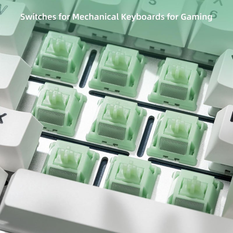 MELETRIX WS Jade Mechanical Keyboard Switches 5 Pins PCB Mount Lubed Switches(35pcs) - Image 3